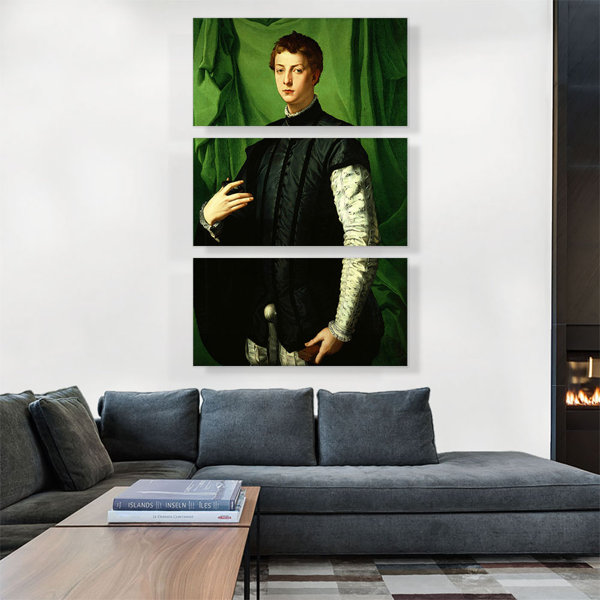 ARTCANVAS Lodovico Capponi 1550 Canvas Art Print By Agnolo Bronzini